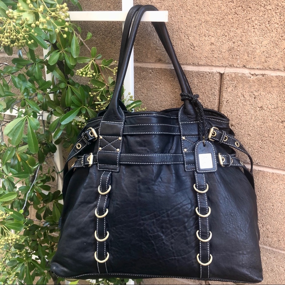 Cynthia Rowley XL Shoulder Leather Hobo